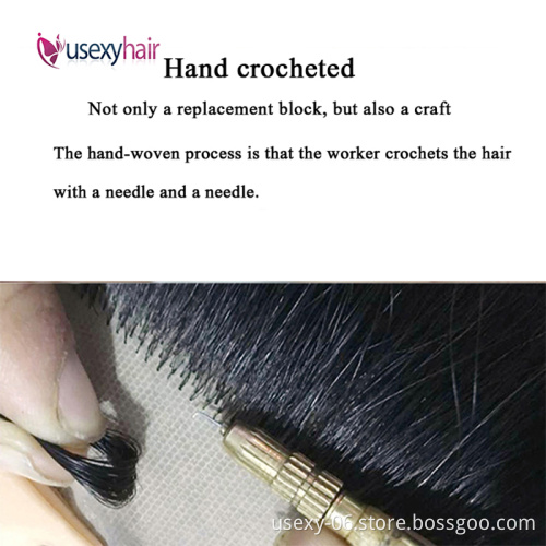 Wholesale 100% Real Virgin Brazilian Human Hair Topper Color 4 Straight 6*9 Silk Base Clip In Hair Toupees Women